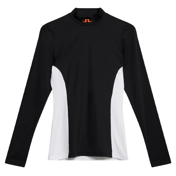 J.Lindeberg Thabis Top Golf Mock Black - SS24 Women