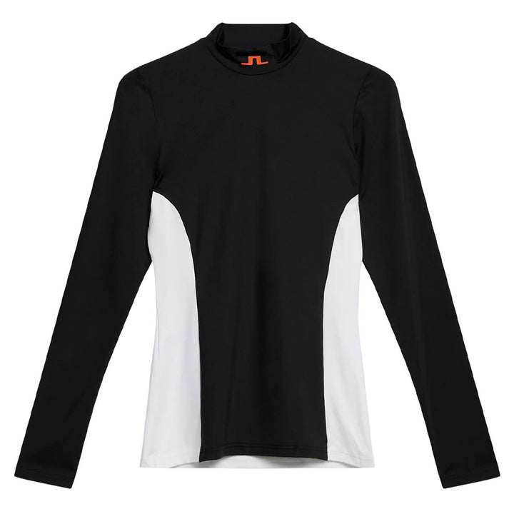 J.Lindeberg Thabis Top Golf Mock Black - SS24 Women