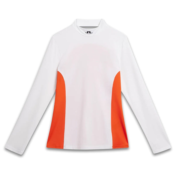 J.Lindeberg Thabis Top Golf Mock White - SS24 Women