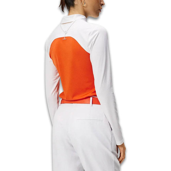 J.Lindeberg Thabis Top Golf Mock White - SS24 Women
