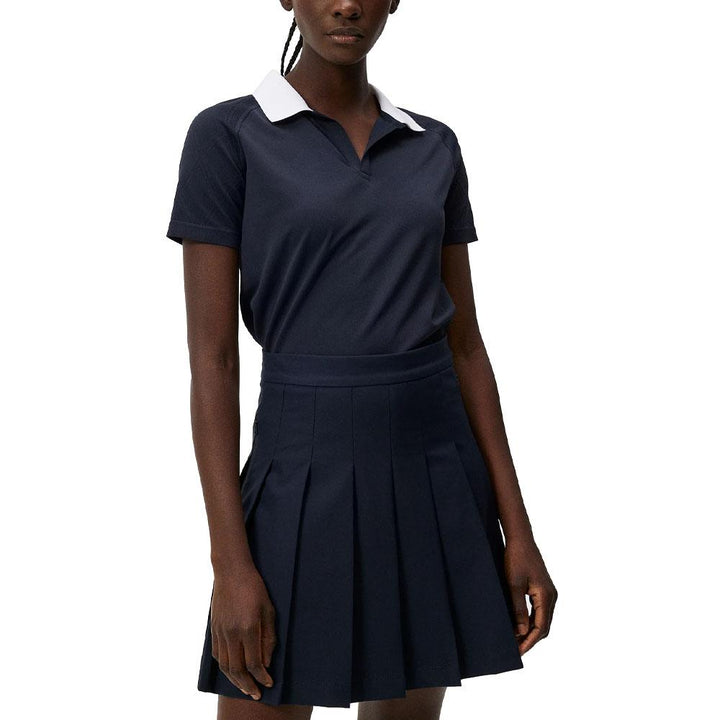 J.Lindeberg Baily Seamless Golf Polo JL Navy - SS24 Women