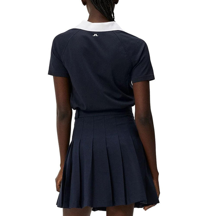 J.Lindeberg Baily Seamless Golf Polo JL Navy - SS24 Women