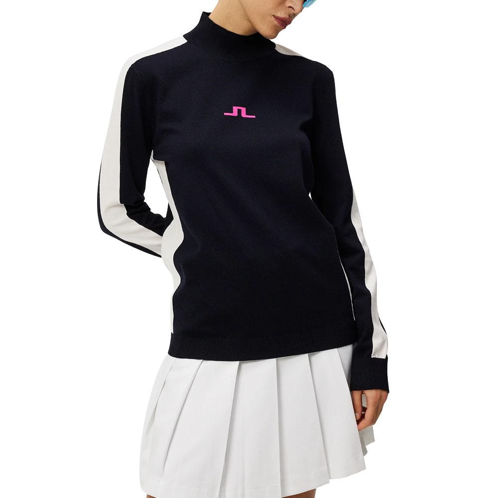 J.Lindeberg Adia Knitted Golf Sweater JL Navy - SS24 Women – Golfio