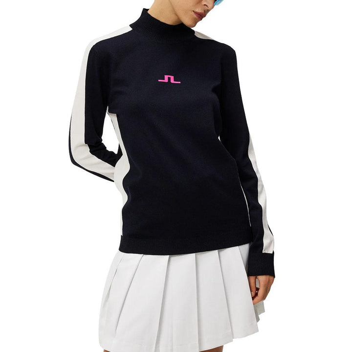 J.Lindeberg Adia Knitted Golf Sweater JL Navy - SS24 Women