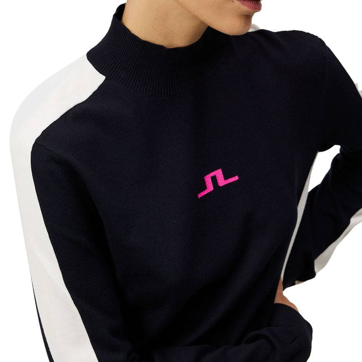 J.Lindeberg Adia Knitted Golf Sweater JL Navy - SS24 Women