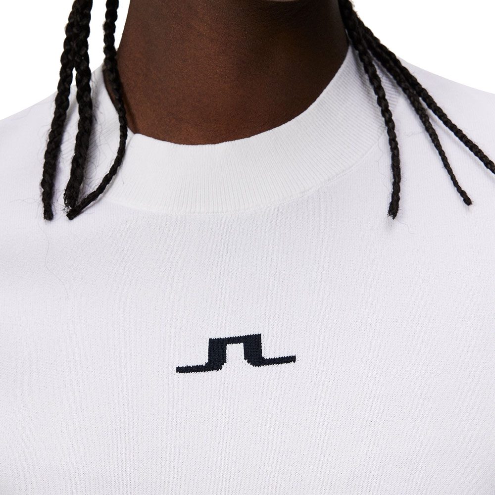J.LINDEBERG ホワイト セーター J.Lindeberg Gus Knitted Golf Sweater White - SS24 Men – Golfio