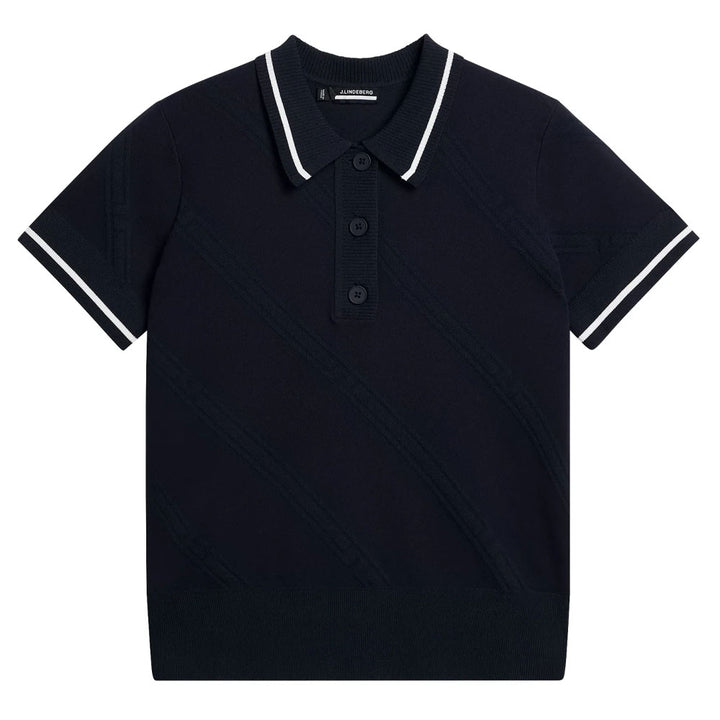 Callaway Feline Knitted Golf Polo JL Navy - 24 Women