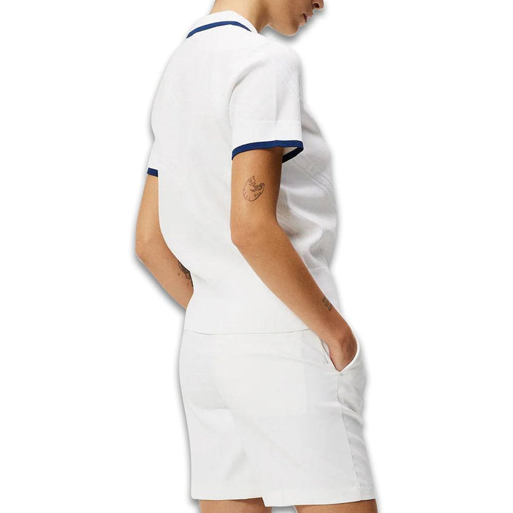 Callaway Feline Knitted Golf Polo White - 24 Women
