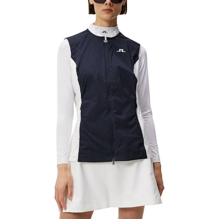 J.Lindeberg Thorine Golf Vest JL Navy - SS24 Women