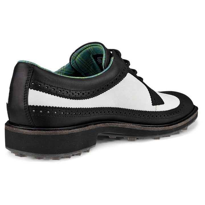 ECCO Classic Hybrid - Kiltie Version Spikeless Golf Shoes Black/White - FW24 Men