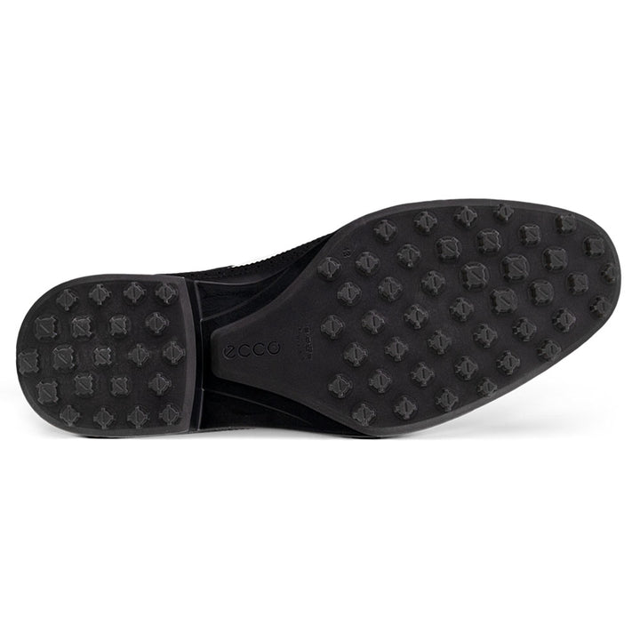 ECCO Classic Hybrid - Kiltie Version Spikeless Golf Shoes Black/White - FW24 Men