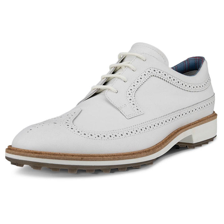 ECCO Classic Hybrid - Kiltie Version Spikeless Golf Shoes White - FW24 Men