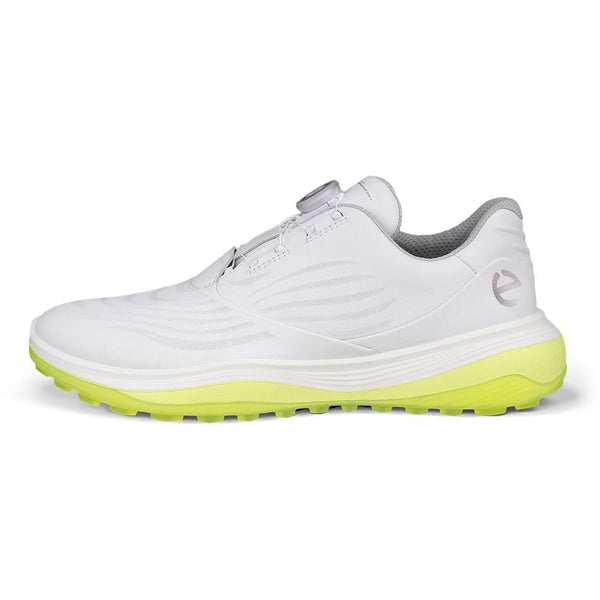 ECCO LT1 BOA Spikeless Golf Shoes White - FW24 Men