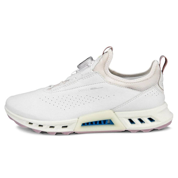 ECCO C4 BOA Spikeless Golf Shoes White - FW24 Women