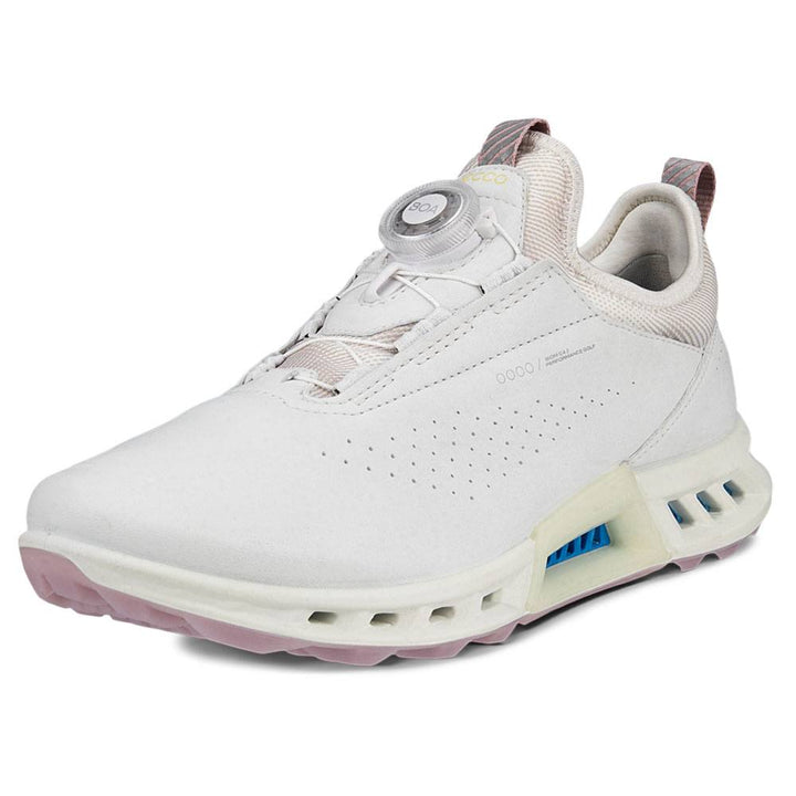 ECCO C4 BOA Spikeless Golf Shoes White - FW24 Women