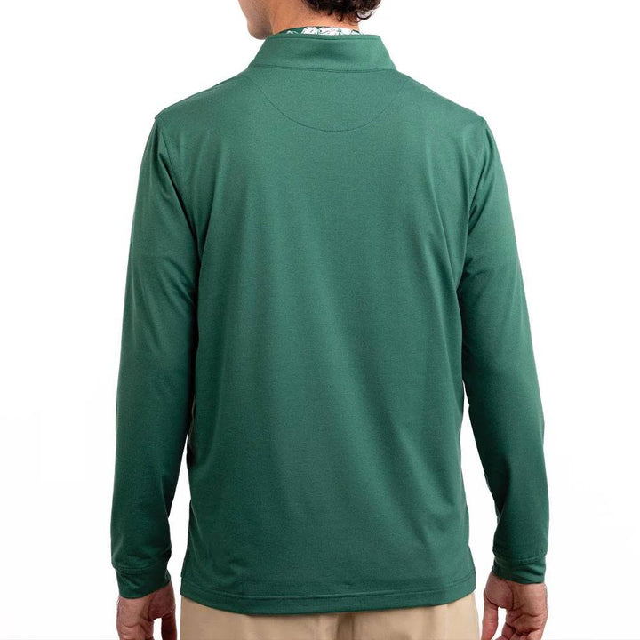 GoodGood Golf Blades Q-Zip Golf Pullover Sunday Green - SP24