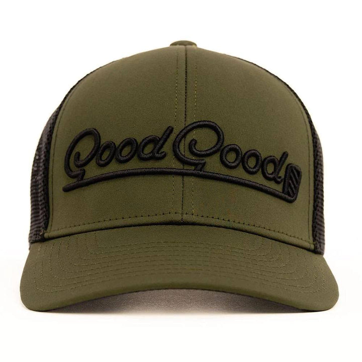 GoodGood Golf Stance Trucker Golf Cap Khaki/Black - 24 Men