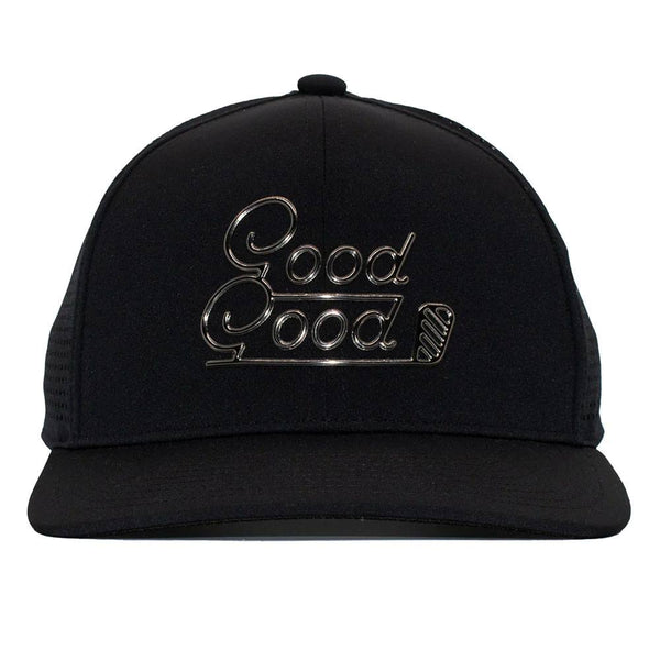 GoodGood Golf High Gloss Life Trucker Golf Cap Black - 24 Men