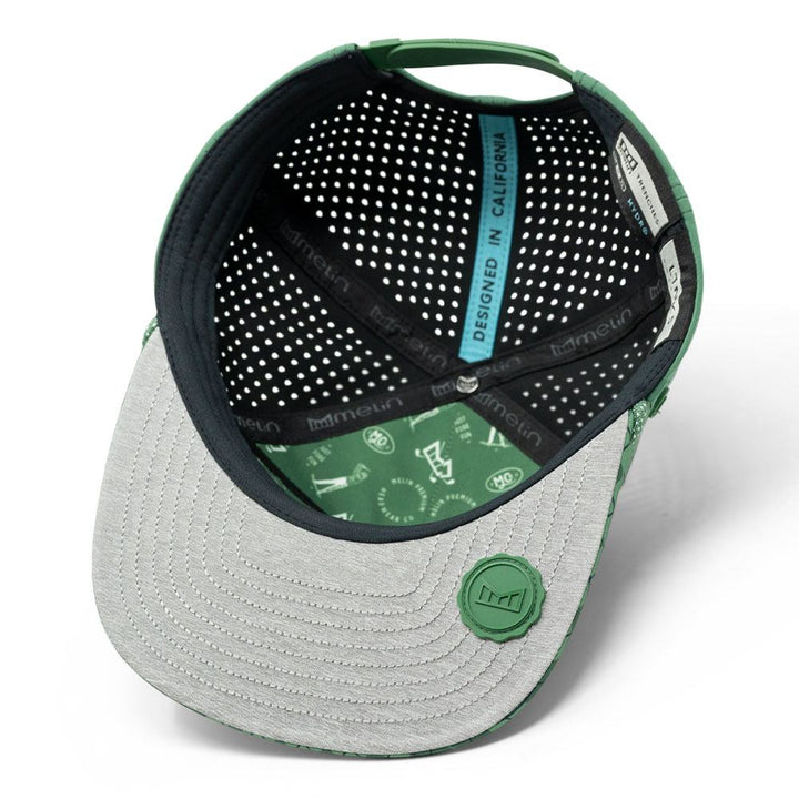 Melin Hydro Trenches Links Golf Cap Green Argyle - SU24 Men