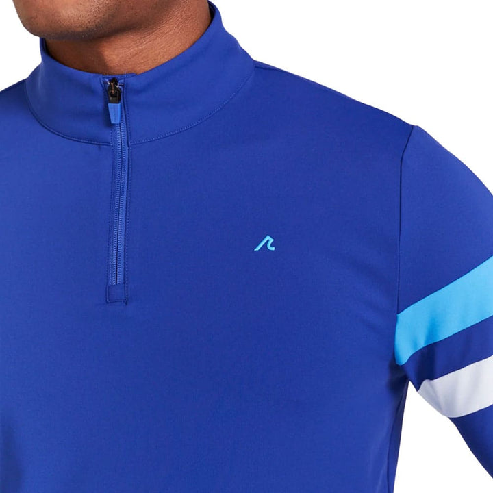 Redvanly Wilson 1/4 Zip Golf Pullover Mazarine Blue - SS24 Men