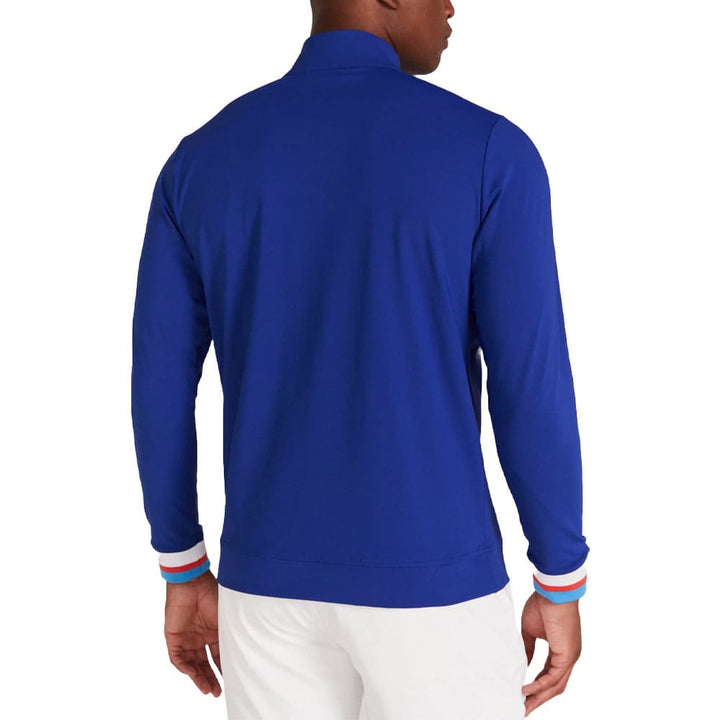 Redvanly Hayden Quarter Zip Golf Pullover Mazarine Blue - SS24 Men