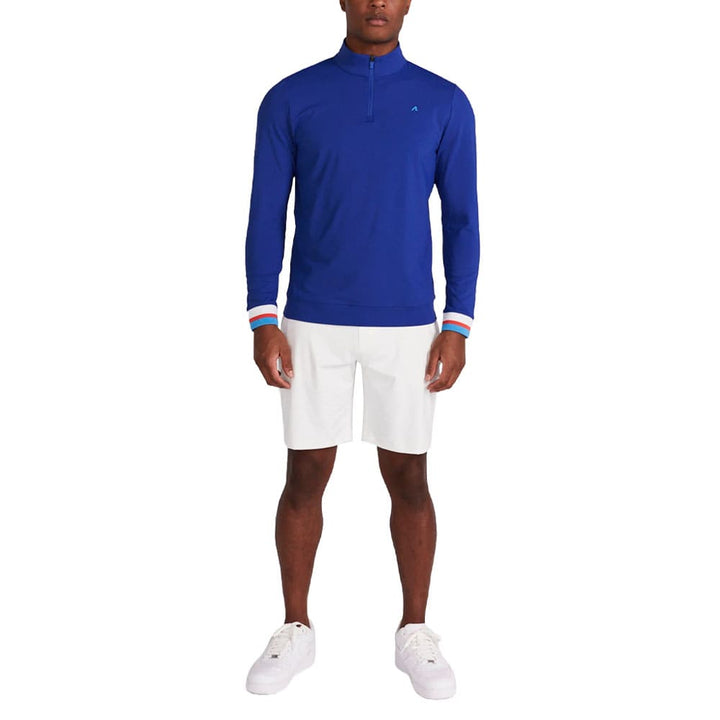 Redvanly Hayden Quarter Zip Golf Pullover Mazarine Blue - SS24 Men