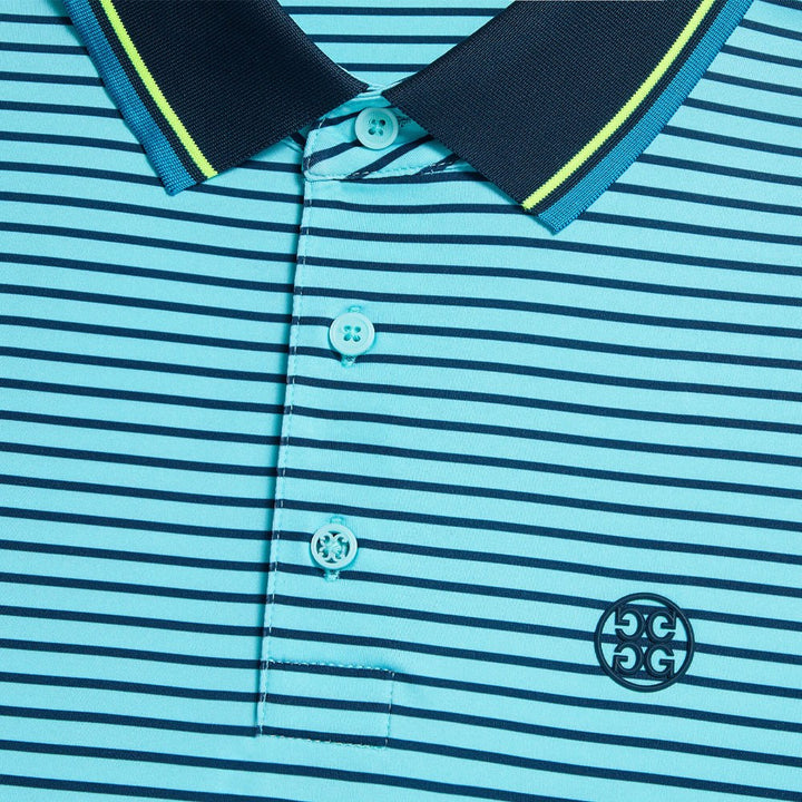 Gfore Skull & Tees 3D Tech Jersey Golf Polo Storm - SP24