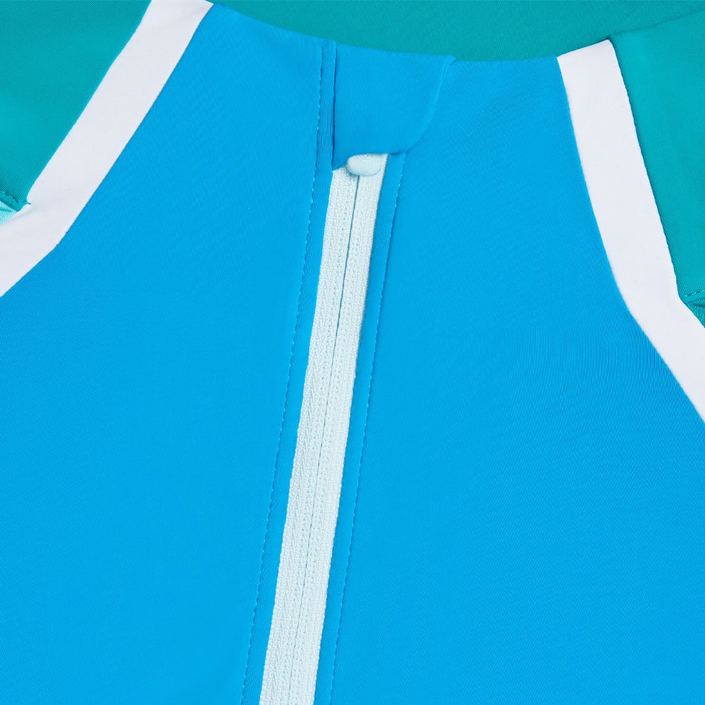 Gfore Colour Block Silky Tech Quarter Zip Golf Pullover Catalina - SP24 Women