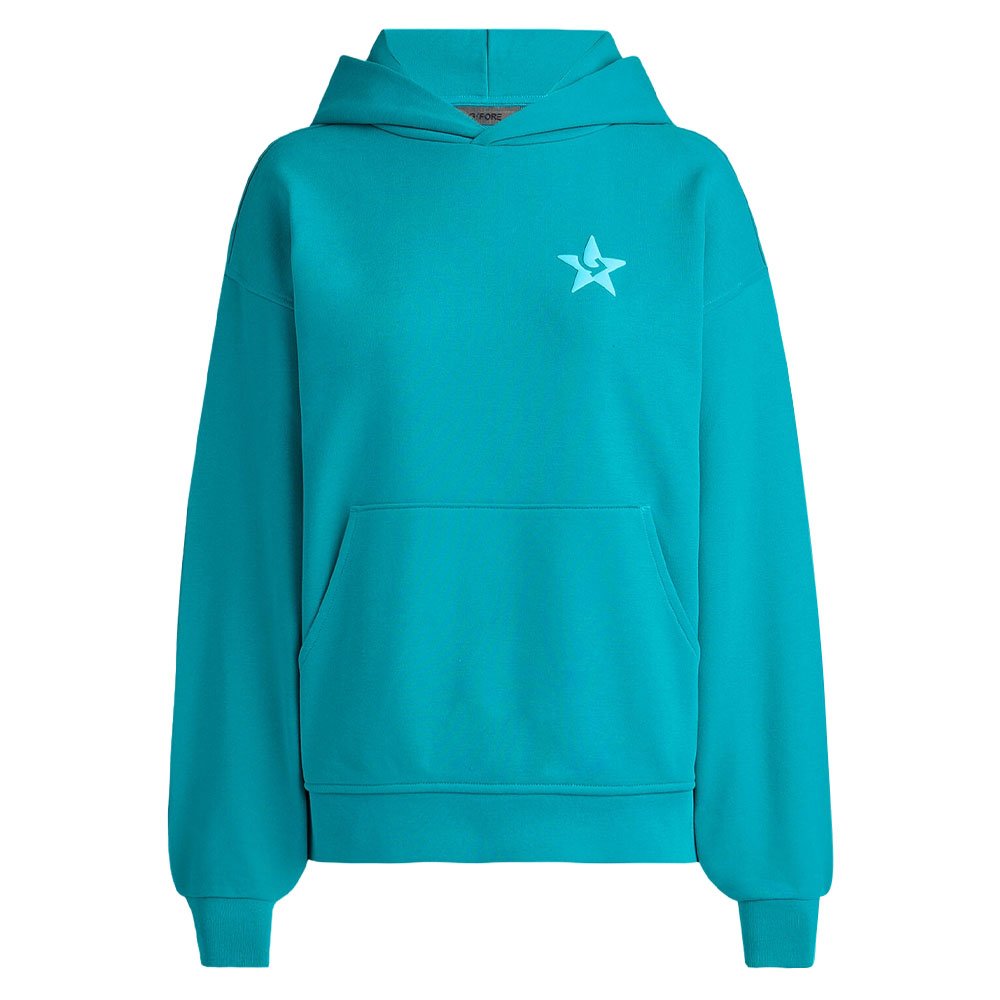 Gfore LA Oversized French Terry Hoodie Golf Jacket Emerald - SP24 Women
