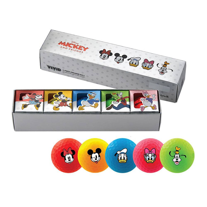Volvik Disney Friends 5-Balls Pack Golf Balls 2024