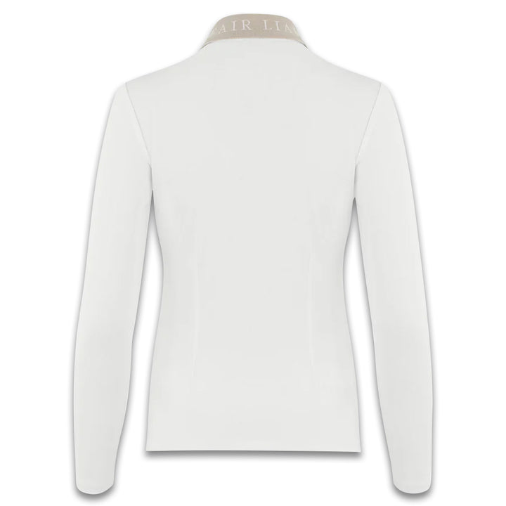 Fairliar Gingham Detachable Ribbon Golf Polo White - FW24 Women