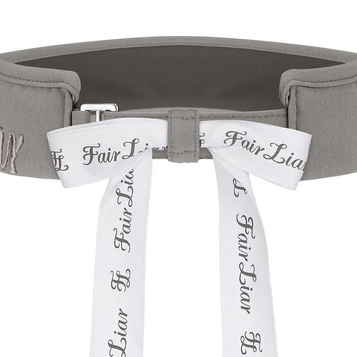 Fairliar Tone on Tone Embroidery Ribbon Golf Visor 2024 Women