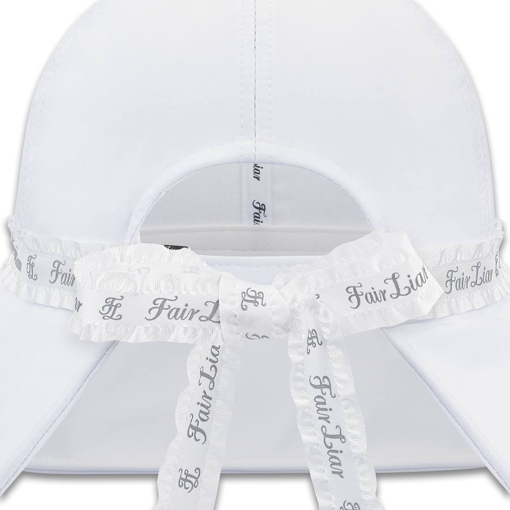 Fairliar Frill Detailed Golf Bucket Hat White - 24 Women – Golfio