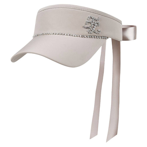 Callaway Crystal Chain Golf Visor Beige - 24 Women