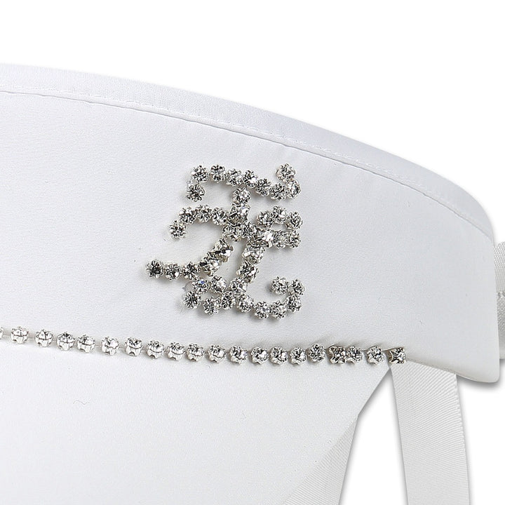 Callaway Crystal Chain Golf Visor White - 24 Women