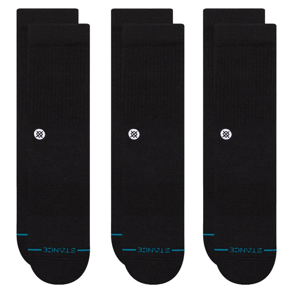 Stance Icon Crew 3 Pack Golf Socks 2024