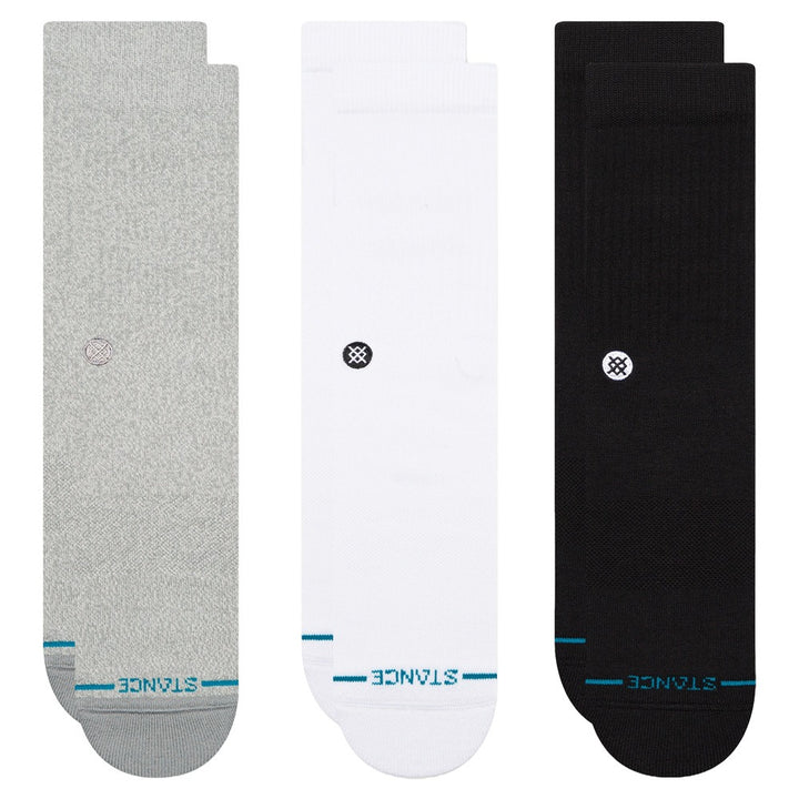 Stance Icon Crew 3 Pack Golf Socks 2024