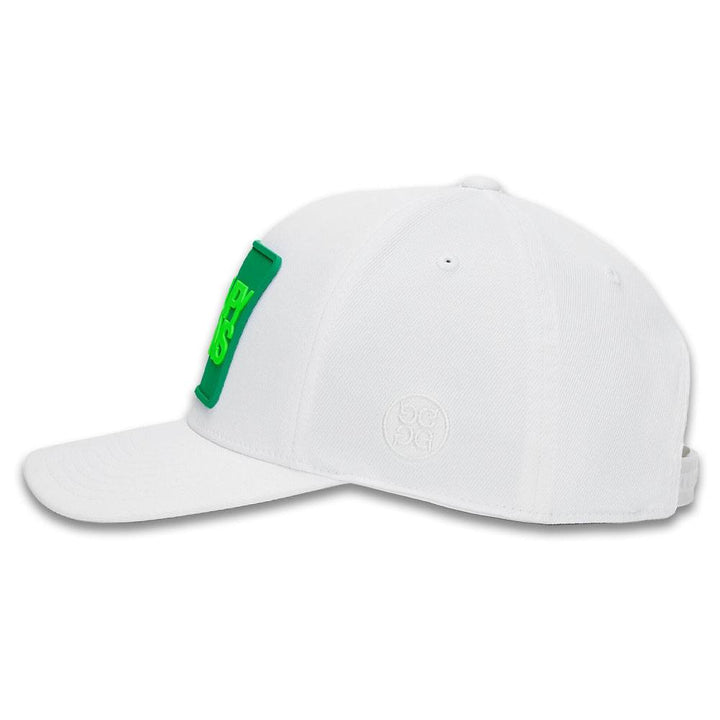 Gfore Occupy Greens Stretch Twill Snapback Golf Cap Snow - FA24