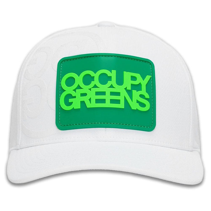 Gfore Occupy Greens Stretch Twill Snapback Golf Cap Snow - FA24