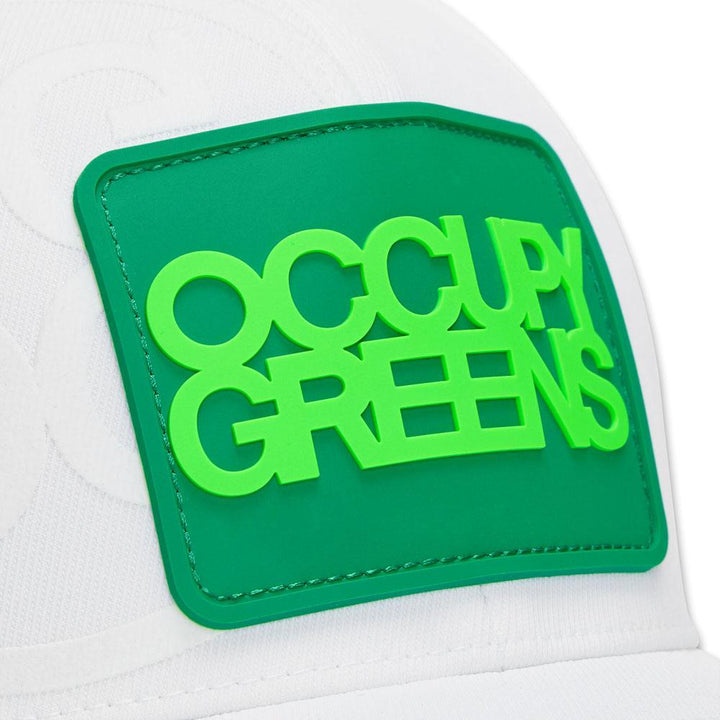 Gfore Occupy Greens Stretch Twill Snapback Golf Cap Snow - FA24