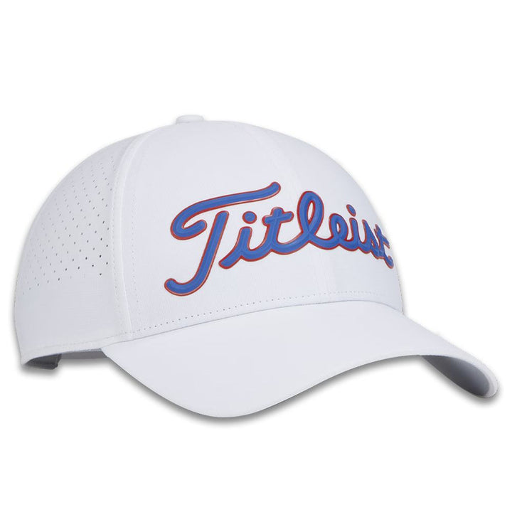 Titleist Players Tech Golf Cap White/Royal/Red - 24 Men