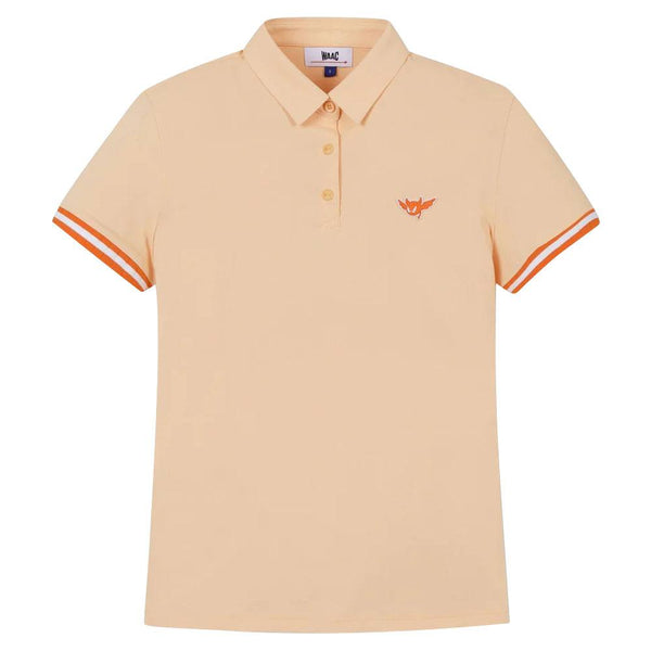 WAAC Athletic Flying Waacky Pique Golf Polo Orange - SS24 Women