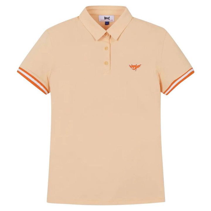WAAC Athletic Flying Waacky Pique Golf Polo Orange - SS24 Women