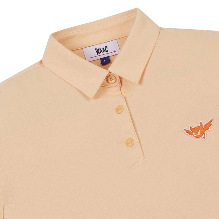 WAAC Athletic Flying Waacky Pique Golf Polo Orange - SS24 Women