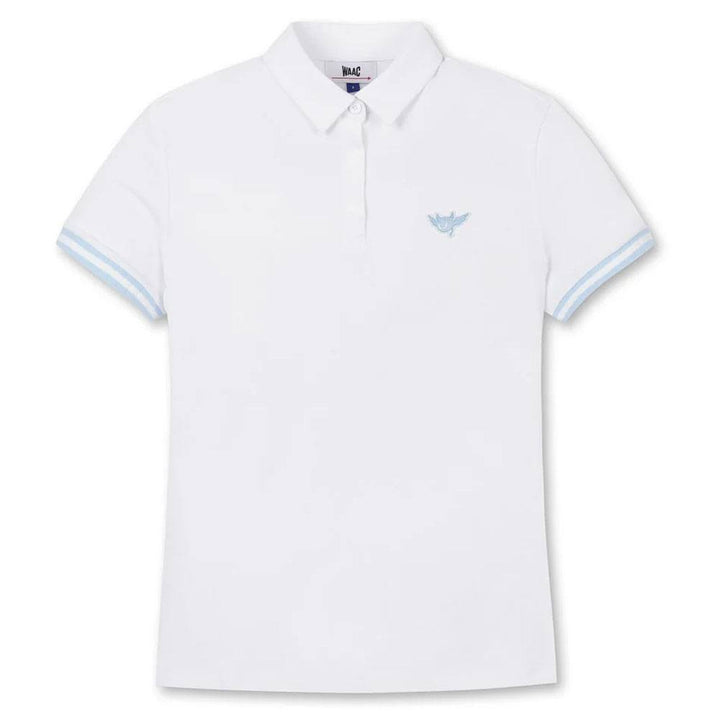 WAAC Athletic Flying Waacky Pique Golf Polo White - SS24 Women