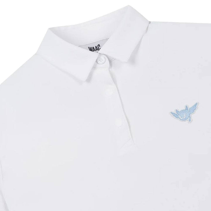 WAAC Athletic Flying Waacky Pique Golf Polo White - SS24 Women