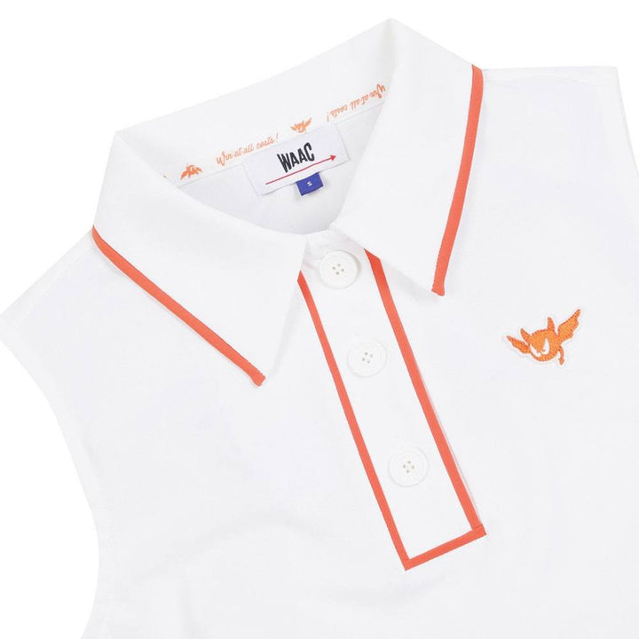 WAAC Tipping Sleeveless Pique Golf Polo 2024 Women