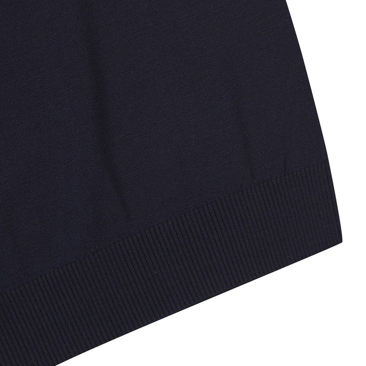 WAAC Athletic Deep V-Neck Knit Golf Vest Dark Navy - 24 Women