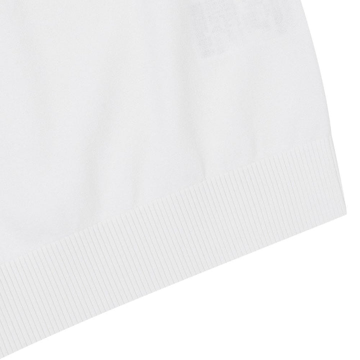 WAAC Athletic Deep V-Neck Knit Golf Vest White - 24 Women
