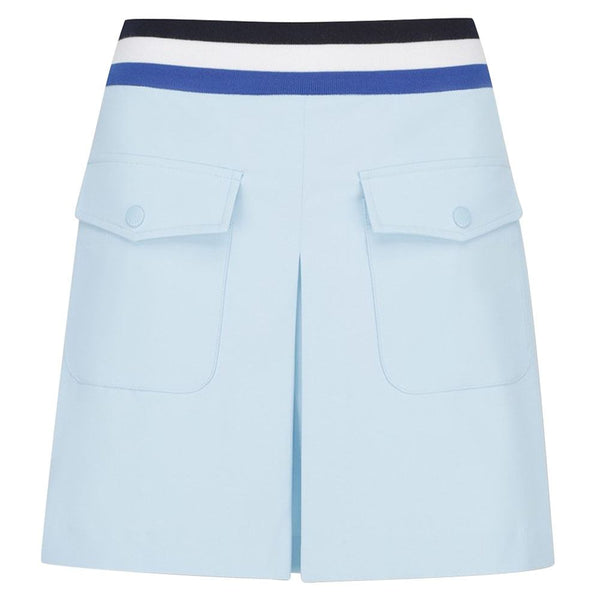 WAAC Athletic Tipping Band Golf Skirt Light Blue - SS24 Women